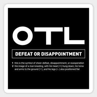 Funny Korean Slang OTL - Defeat or Disappointment Magnet